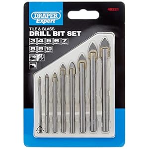 Draper Expert 48221 8-delige tegel en glas boren Set