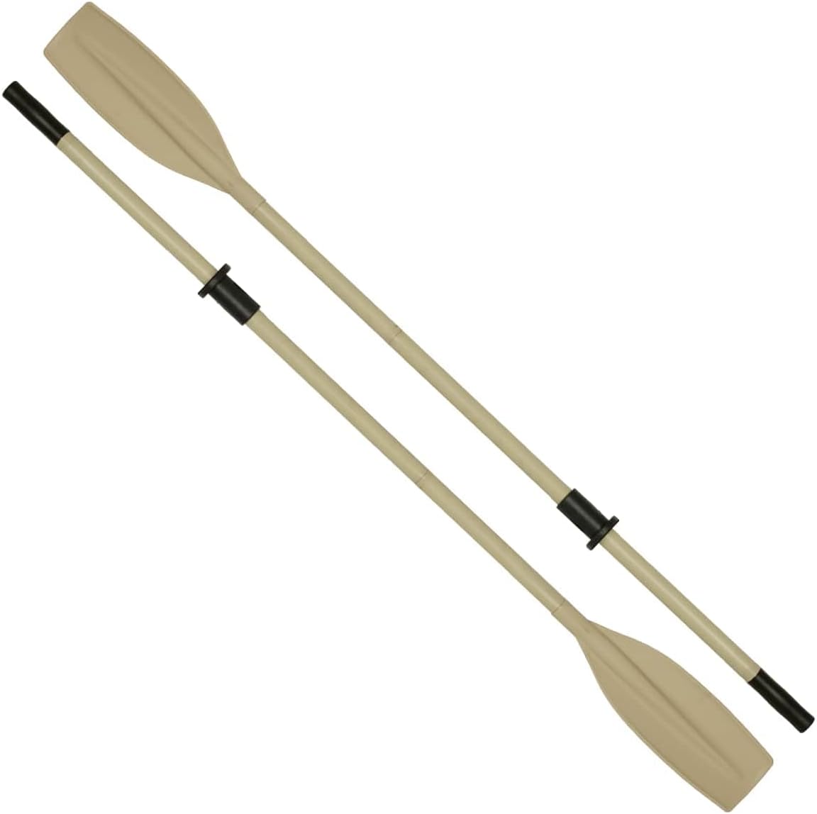 Oceansouth Heavy Duty Aluminum Oars (Split Shaft/Detachable) with Rubber Oar Sleeves - Light Weight