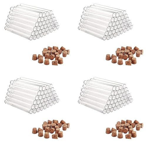 Tubes à essai en plastique 20ml pour DIY craft et conservation d'épices