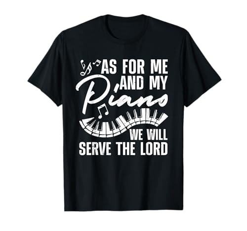 Funny Piano Player Art for Men Women Pianist Piano Teacher T-Shirt Small