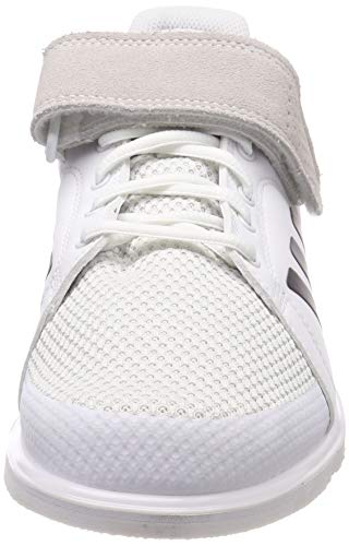 adidas Power Perfect III Weightlifting Powerlifting Shoe White/Black - UK 8