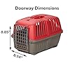 MidWest-Homes-for-Pets-Pet-Carrier-Hard-Sided-Dog-Carrier-Cat-Carrier-Suitable-for-Tiny-Dog-Breedsfor-Quick-Trips-Spree-Travel-Pet-Carrie Hard Sided Dog Carrier