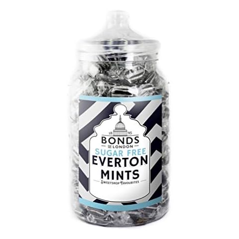 Bonds of London Sugar Free Everton Mints Jar Cover