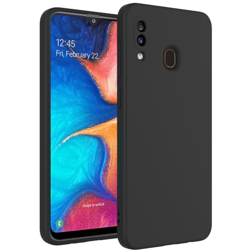 Image of for Samsung Galaxy A20 Case Black, A30 Case Scratch Resistant with Soft Touch, Slim Thin Phone Cover for Samsung Galaxy A20 A30