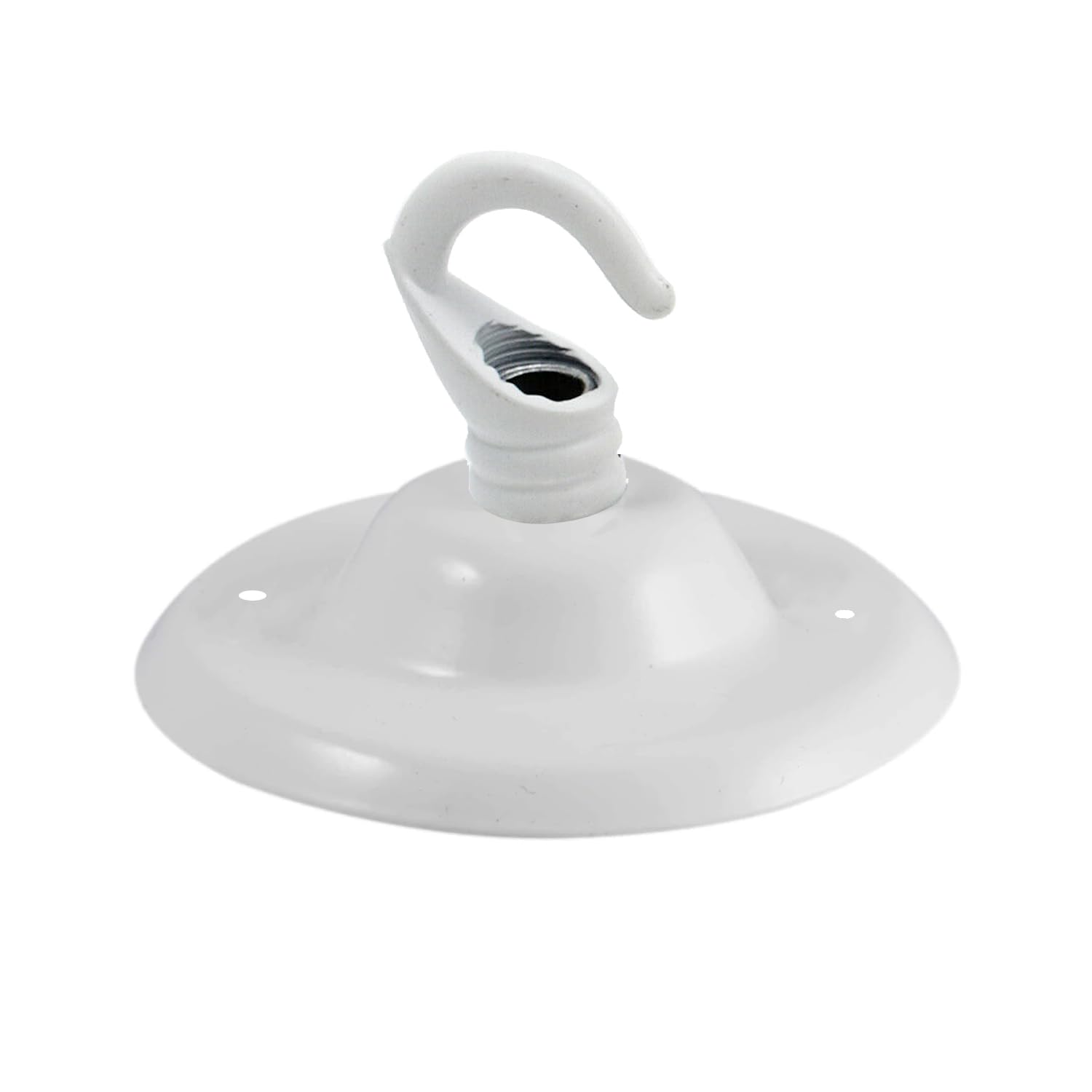 Ledsone White Vintage Ceiling Rose Hook Plate Metal 75Mm Chandelier Light Fitting With Pre-Drilled Holes For Mounting Chandliers Pendant Lights Wall Lamps Hanging Lights Planters Decorations