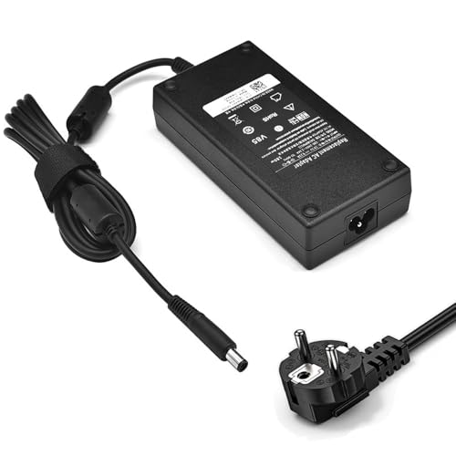 Netzteil 180W 19,5V 9,23A Ladegerät für Dell Alienware Precision Inpiron Vostro 47RW6 74X5J WW4XY DW5G3 JVF3V MHP9C LA180PM111 DA180PM111 LA180PM180 AC Adapter Charger Netzkabel