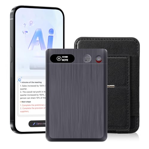 HPOEYNANY AI Voice Recorder, App Control, Transcribe, Summary and Mind