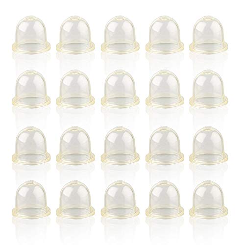 Trolleyshop Replace Homelite Echo Ryobi Zama Poulan Primer Gas Fuel Bulb Pump Bulbs 0057003 0057004 0058001 Echo 12538108660 Hometile A01195A Pack of 20pcs