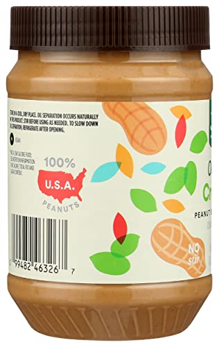 Image of 365 Everyday Value, Organic Creamy Peanut Butter Spread Unsweetened, 28 Oz