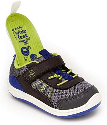 Stride Rite 360 Boy's Carson Sneaker, Grey Blue, 4 Little Kid | Image 6