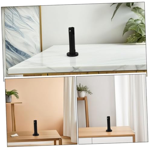 Soporte de partición de acero inoxidable para baño, 2 piezas 3