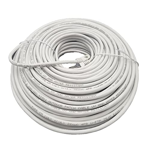 Cable Ethernet Industrial CAT6A 150 pies Exterior Blindado miniatura 4
