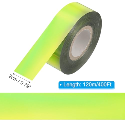 Rouleau de feuille de timbrage à chaud vert clair transfert chaleur cuir