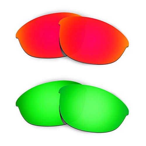 Lentes para Oakley Half Jacket polarizadas verde esmeralda anti reflejos