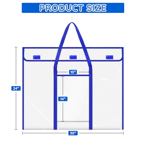 Image of Bulletin Board Poster Storage, Extra-Large Storage Chart Bag 30 inch x 24 inch, Bulletin Board Sheet Organization (30 inch X 24 inch) (Pack of 2)