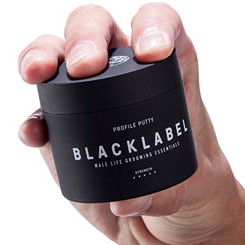 Profile Putty by Black Label, High Strength Hold Satin Finish Hair Styling Putty