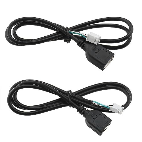 Be In Your Mind 2 x Auto-USB-Verlängerungskabel-Adapter, 4-poliger und...