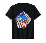 Republic Of Congo USA Chest America Congolese Roots DRC T-Shirt