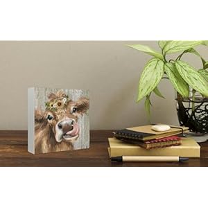 Highland Cow Decor Rustic Wooden Signs,Western Farmhouse Cow Decorations for Home,Cow Room Decor,Highland Cows Decor for Office Highland Cow Wall Art,Highland Cow Gifts 5 x 5 Inch Highland Cow Decor Rustic Wooden SignsWestern Farmhouse Cow Decorations for HomeCow Room DecorHighland Cows Decor for Office Highland Cow Wall ArtHighland Cow Gifts 5 x 5 Inch