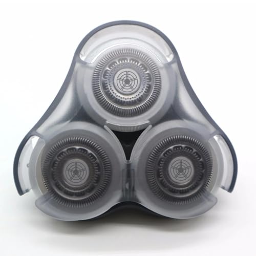 SH90 Replacement Rotary Heads for Philips Norelco Shavers Series 9000, New Version of Metal Wheel Buckle and Upgrade Double-Layer Precision Blades