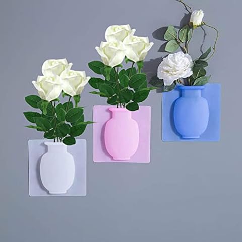 ChezMax Silicone Sticky Vase Cover