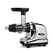 Oscar Neo Slow Juicer DA 1000 - Horizontal Cold Press Juicer / Masticating Nutrition Juicer - 200 Watt - 20 Year Motor / 10 Year Parts Warranty (Chrome)