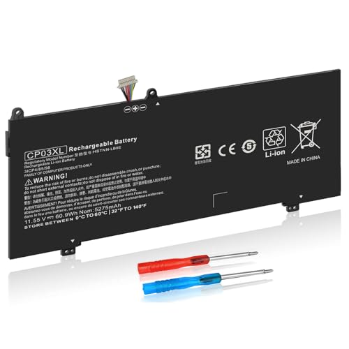 Shyarweyy 929072-855 CP03XL CPO3XL CP03060XL Laptop Battery for HP Spectre x360 13-AE 13t-ae000 13-ae000 13-ae011dx 13-ae012dx 13-ae013dx 13-ae014dx 13-AE015DX (DC11) HSTNN-LB8E 929066-421