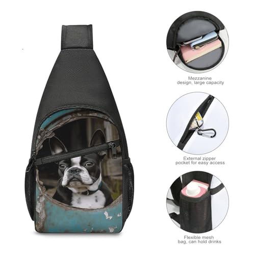 Morrales ligeros tipo bandolera para trekking y viaje miniatura 5