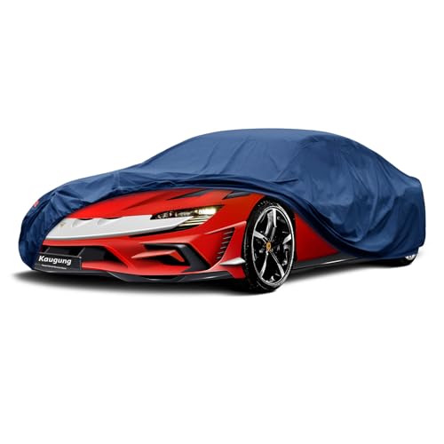 Image of Kaugung Heavy Duty Car Cover Custom Fit Ferrari SF90 (2019-2025),Waterproof All Weather Resistant Outdoor Sun Rain Dust Snow Protection with Anti-Theft Lock.(USA Warehouse,Within 3-7 Days)