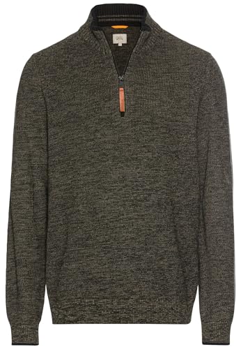 Preisvergleich Produktbild camel active Herren Pullover aus einem Baumwollmix Dunkel Khaki menswear-5XL