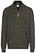 Produktbild camel active Herren Pullover aus einem Baumwollmix Dunkel Khaki menswear-5XL