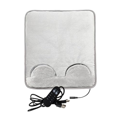 Almohadilla calefactora de pies para pies, calentador de pies eléctrico – Esterilla calentadora de temperatura ajustable para cuerpo completo, mujeres, hombres, niños, dormitorio, oficina, sala de
