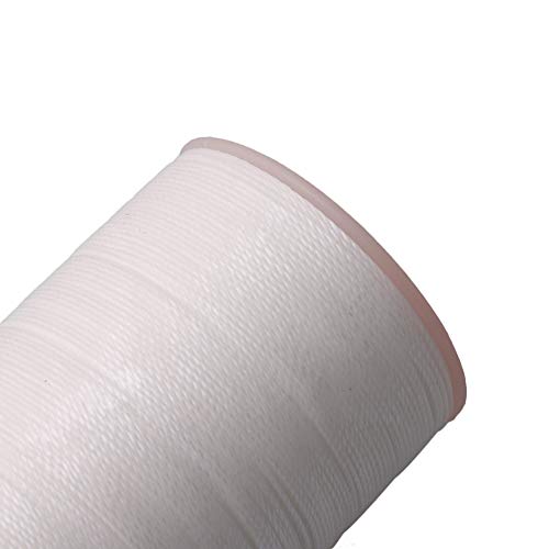 Hilo para coser cuero 0.45mm blanco poliéster miniatura 4