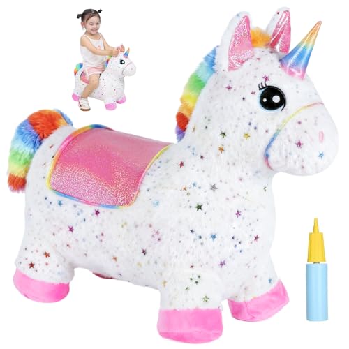 Unicorn Bouncy Horse Toy for Toddlers