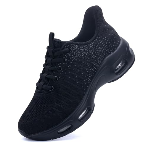 Quseek Slip On Shoes Women Walking Tennis Shoe Gym Casual Comfortable Running Workout Sneakers for Athletic Jogging US 6-113
