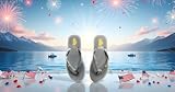 Tahoe Marine Supply Premium Women's Flip Flops – Designed, Tested, and Proven on Lake Tahoe by People Who Live, Work, and Play on the Water - Grey (US Footwear Size System, Adult, Women, Numeric, Medium, 9)