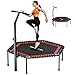 50-Zoll-Mini-Fitness-Trampolin für Erwachsene – Indoor-Rebounder mit stabilem Rahmen, ideal für das Training zu Hause und Sportübungen. Maximale Belastbarkeit 230 kg.