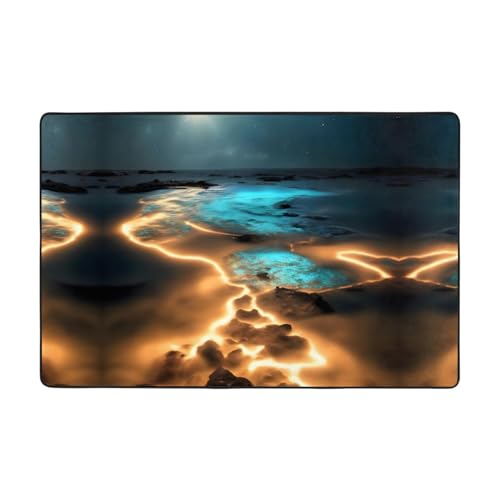Tapis de sol en flanelle velours fin doux et durable grand format