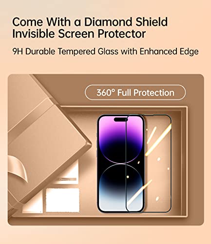 Jueshituo XY14PM-PURPLE Magnetic Clear For Iphone 14 Pro Max Case thumb #5