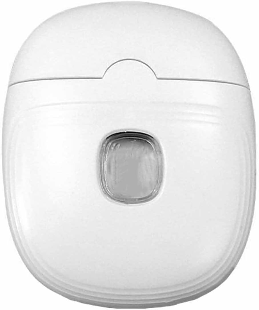 Nail Clippers for Thick Nails for Women Fingernail Clippers Portable for Elderly Automatic Nail Trimmer Adult Manicure Electric (76.5x63x33mm,White)