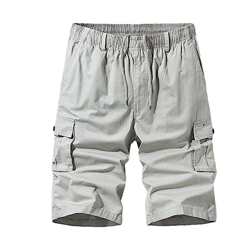 Short cargo homme coton hip hop avec poche respirant court décontracté