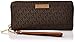 Michael Kors Jet Set Continental Wristlet - Brown