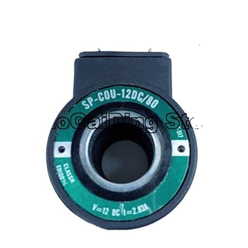 SFTSVFEO Bobina De Válvula Doméstica SP-COU-24DC/80 SP-COI-230/50/60/80 SP-COU-12DC/80 Orificio Interior 18mm Alto 39mm(SP-COU-12DC-80)