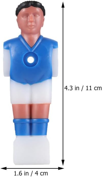 BESPORTBLE 4Pcs Resin Foosball Replacement Players Table Football Accessories Miniature Soccer Figurines for Standard Rods image 5
