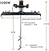 Power Mixer Pneumatic Agitator Clamp-On Drum Agitator Industrial-Grade Pneumatic Shaker Paint Stirring Tool，3280W Electric Paint Mixer, Tank Mixing Machine with Folding Propeller & Stainless
