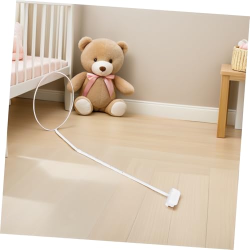 Support ciel de lit blanc anti-moustique sécurisé pour berceau - 8