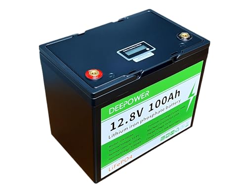 Zylvro Trolling Motors LiFePO4 Battery, 12V 100Ah, Max. 15000 Deep Cycles, 100A BMS, Low-Temp Protection for Marine, Boat, Kayak, Yacht, RV, Solar, Safe & Maintenance-Free