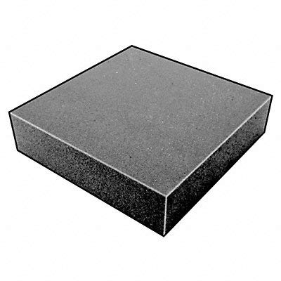 Foam Sheet, 200100 Poly, Charcoal, 1x36x36