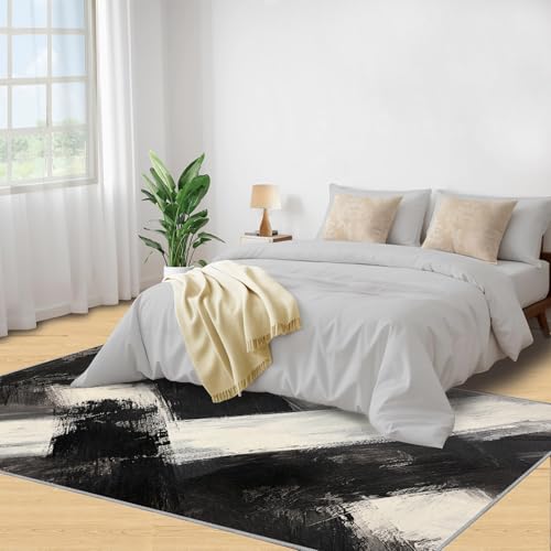 Tapete decorativo blanco y negro 91x152 cm miniatura 4