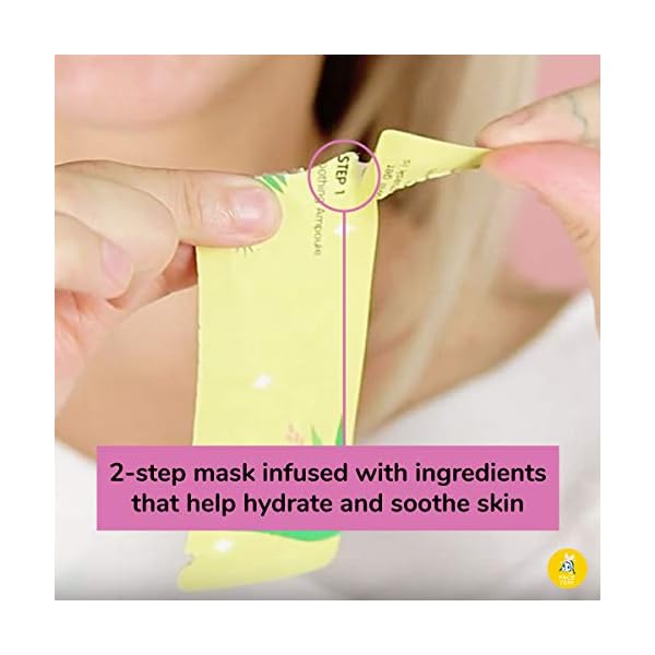 FaceTory-Glow-Baby-Glow-Niacinamide-and-Cica-Brightening-Sheet-Mask-Brightening-Calming-and-Moisturizing-Pack-of-5 FACETORY K Beauty Face Mask Skin Care - Glow Baby Glow 2-Step Sheet Mask with Niacinamide & Aloe + Calming Ampoule | Hydrates, Glowing Skin (5 Pack)